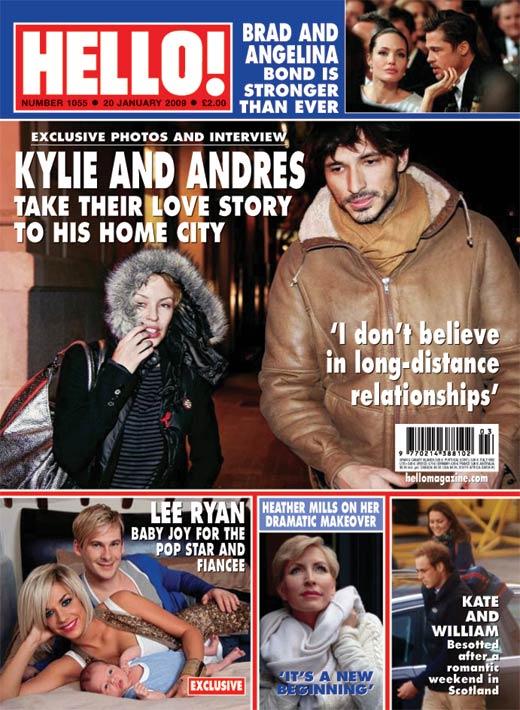 Velencoso enamoró a Kylie Minogue en un casting